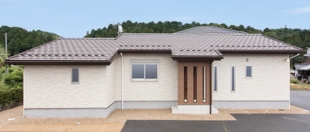 自分サイズが心地良い　シンプル平屋の家